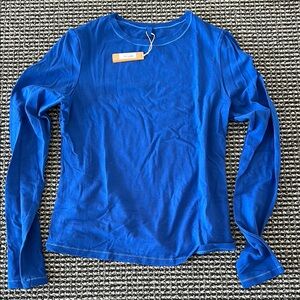 SKIMS Blue Long Sleeve Tee